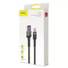 Baseus kabel HW QC Cafule USB - USB-C 1,0 m szaro-czarny 40W