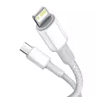 Baseus kabel High Density PD USB-C - Lightning 1,0 m biały 20W