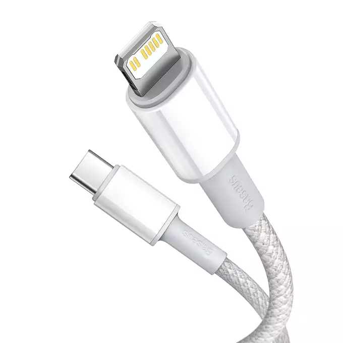 Baseus kabel High Density PD USB-C - Lightning 2,0 m biały 20W