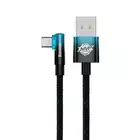 Baseus kabel MVP 2 Elbow USB - USB-C 1,0 m 100W czarno-niebieski