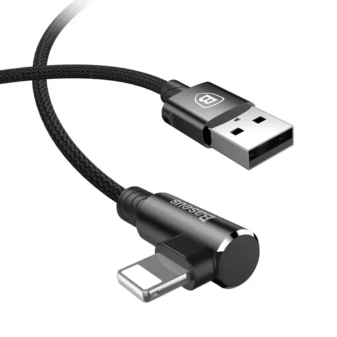 Baseus kabel MVP Elbow USB - Lightning 1,0 m 2A czarny