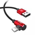 Baseus kabel MVP Elbow USB - Lightning 1,0 m 2A czerwony