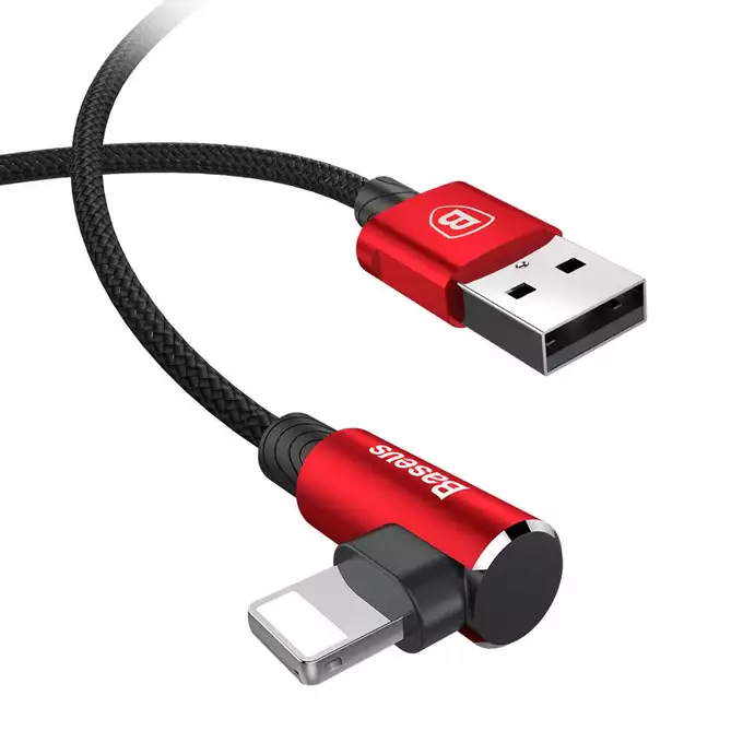 Baseus kabel MVP Elbow USB - Lightning 1,0 m 2A czerwony