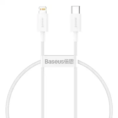 Baseus kabel Superior PD USB-C - Lightning 0,25 m biały 20W