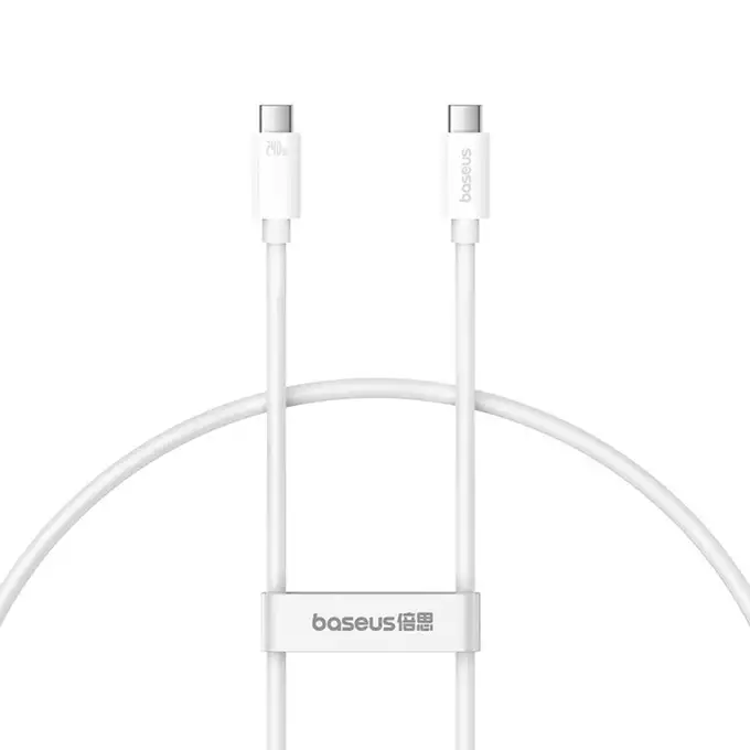 Baseus kabel Superior Series 2 USB4 Full-Function Fast Charging Cable Type-C to Type-C 240W 1m biały