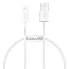 Baseus kabel Superior USB - Lightning 0,25 m 2,4A biały