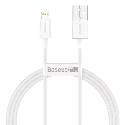 Baseus kabel Superior USB - Lightning 1,0 m 2,4A biały