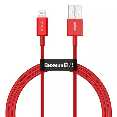 Baseus kabel Superior USB - Lightning 1,0 m 2,4A czerwony