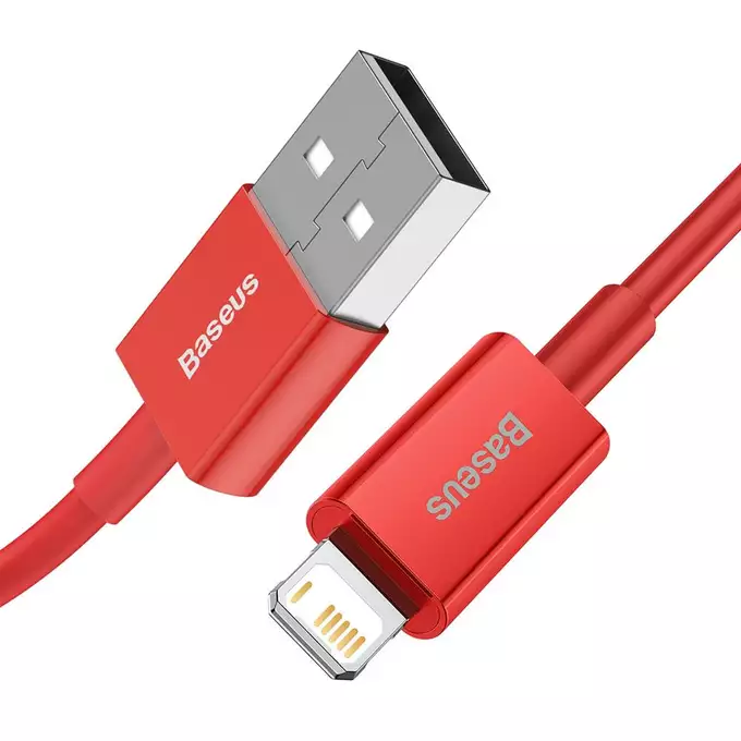 Baseus kabel Superior USB - Lightning 1,0 m 2,4A czerwony