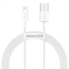 Baseus kabel Superior USB - Lightning 1,5 m 2,4A biały