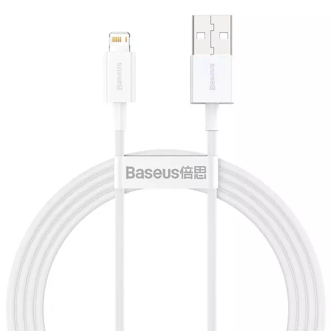 Baseus kabel Superior USB - Lightning 1,5 m 2,4A biały