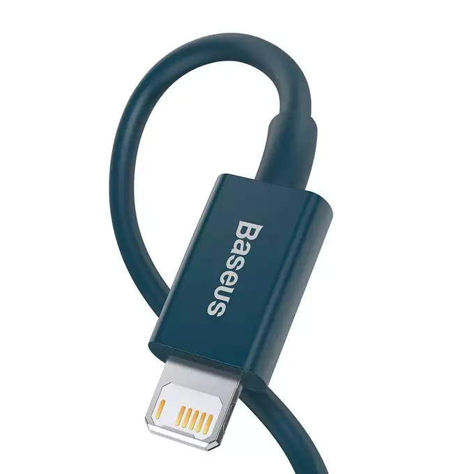 Baseus kabel Superior USB - Lightning 2,0 m 2,4A niebieski