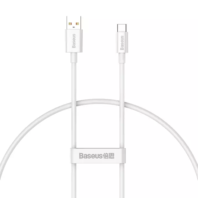 Baseus kabel Superior USB - USB-C 0,25m biały 100W