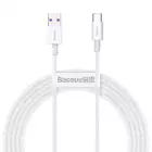 Baseus kabel Superior USB - USB-C 2,0 m biały 66W