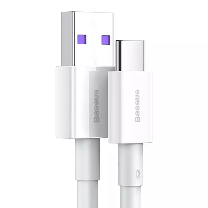 Baseus kabel Superior USB - USB-C 2,0 m biały 66W