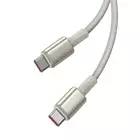 Baseus kabel Tungsten Gold Fast Charging Data Cable Type-C to Type-C 100W 1m Titanium Galaxy złoty