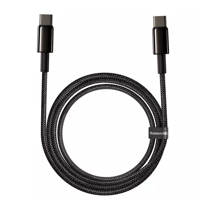 Baseus kabel Tungsten PD USB-C - USB-C 2,0 m czarny 100W