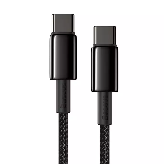 Baseus kabel Tungsten PD USB-C - USB-C 2,0 m czarny 100W