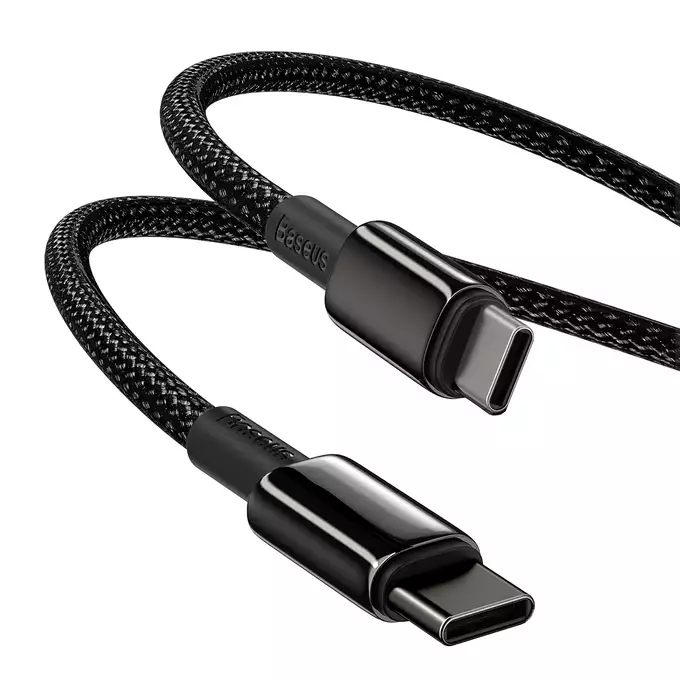 Baseus kabel Tungsten PD USB-C - USB-C 2,0 m czarny 100W