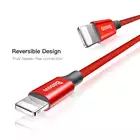 Baseus kabel Yiven USB - Lightning 1,8 m 2A czerwony