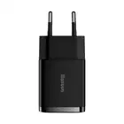 Baseus ładowarka sieciowa Compact 2 x USB czarna 10,5W