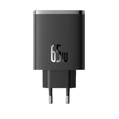 Baseus ładowarka sieciowa Cube Pro PD 65W 2x USB-C 1x USB czarna