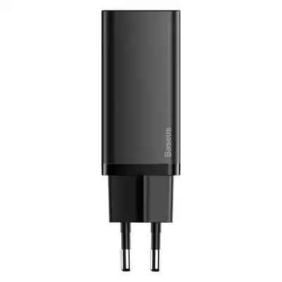 Baseus ładowarka sieciowa GaN2 Lite PD 65W 1x USB-C 1x USB czarna