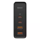 Baseus ładowarka sieciowa GaN2 Pro PD 100W 2x USB-C 2x USB czarna