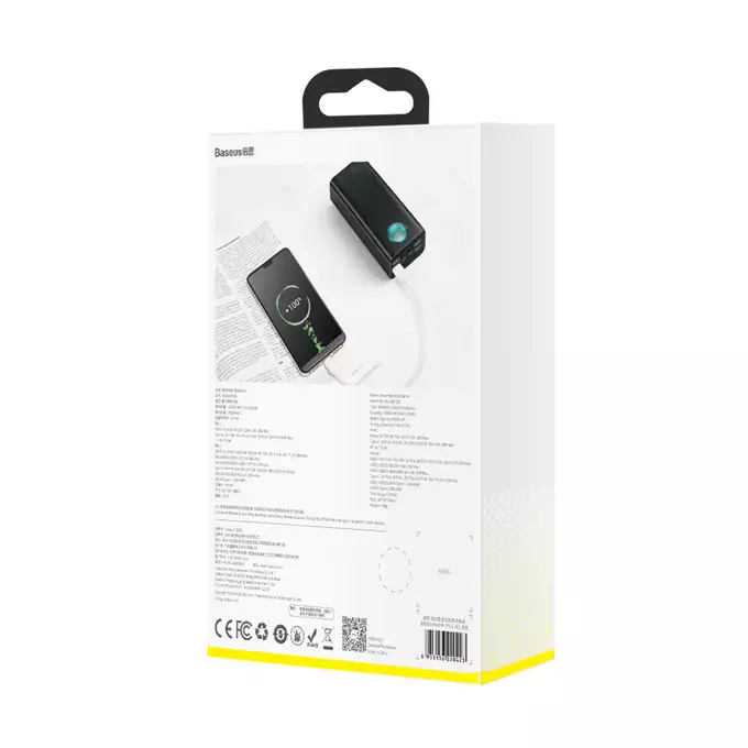 Baseus power bank Amblight 65W 30000mAh czarny