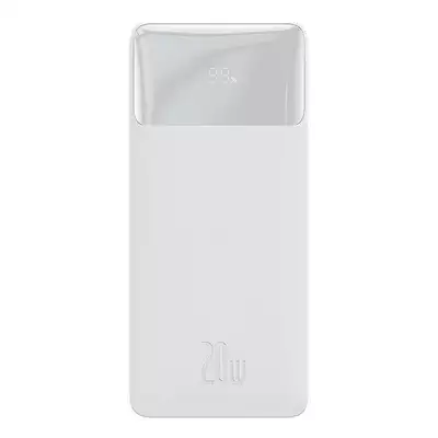 Baseus power bank Bipow 20W 10000mAh biały