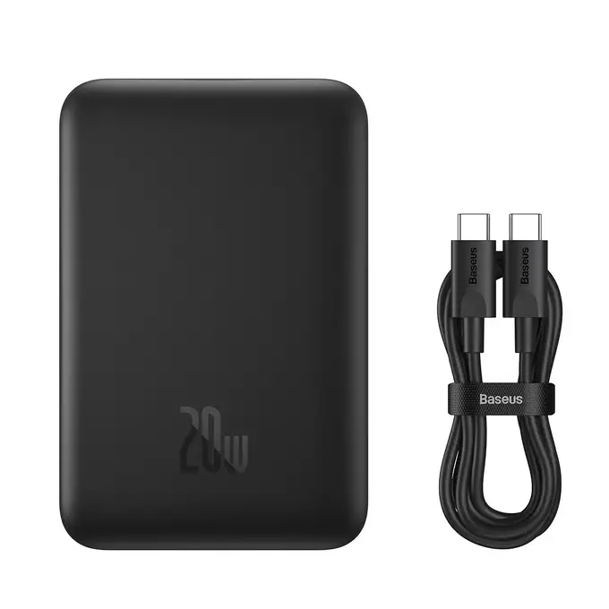 Baseus power bank magnetyczny Mini 20W 10000mAh czarny